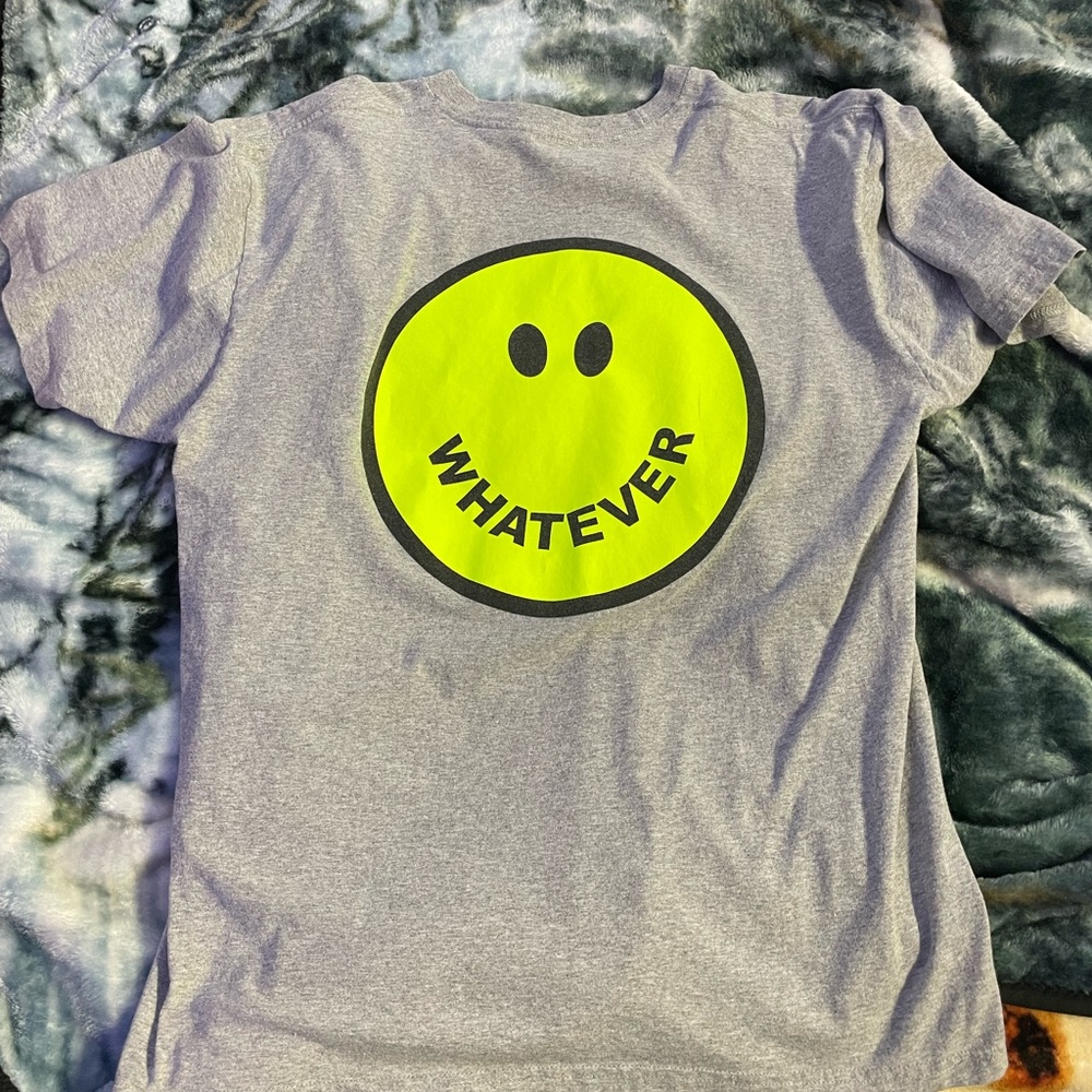 Supreme smiley “whatever” tee shirt